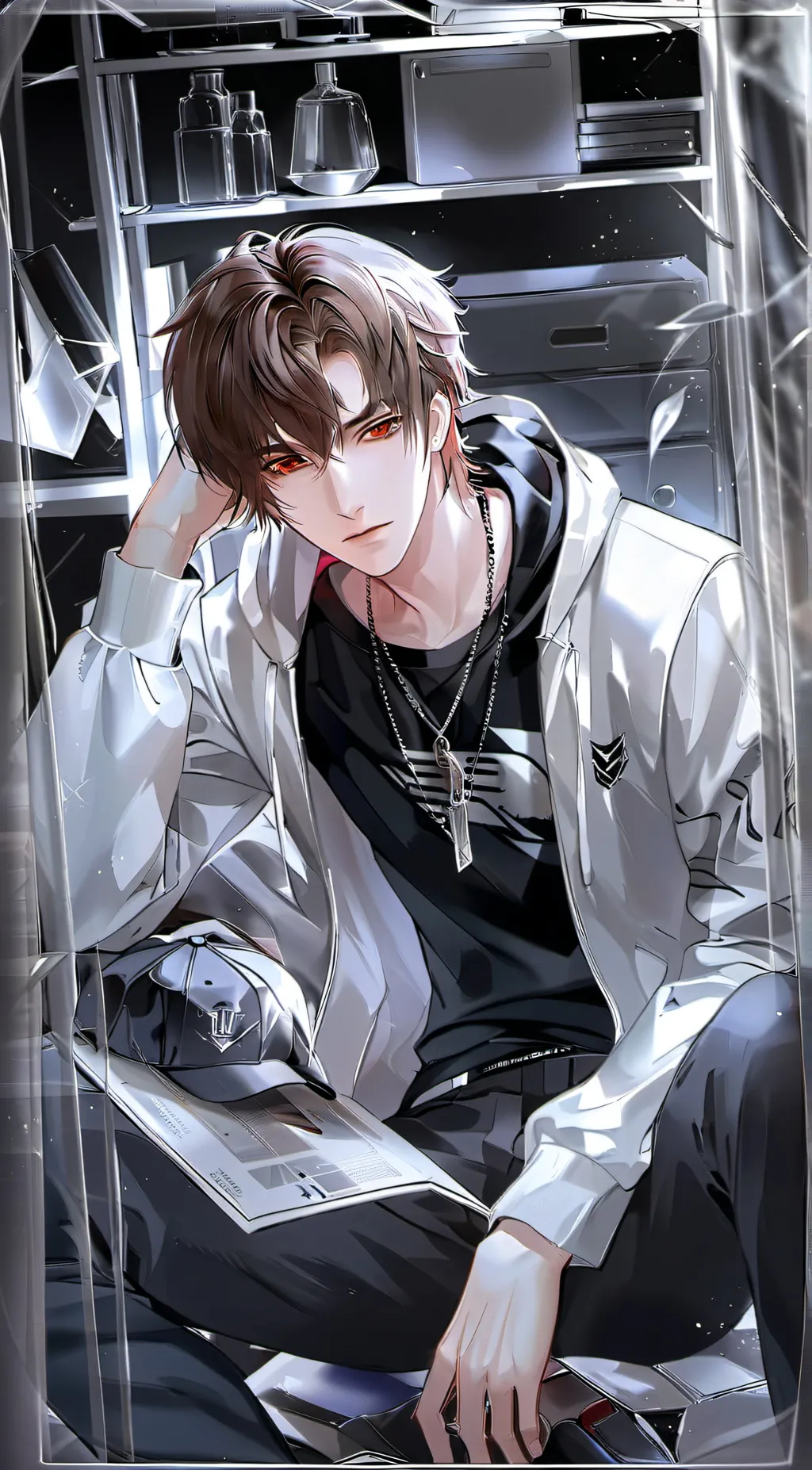 ai character: Damien background