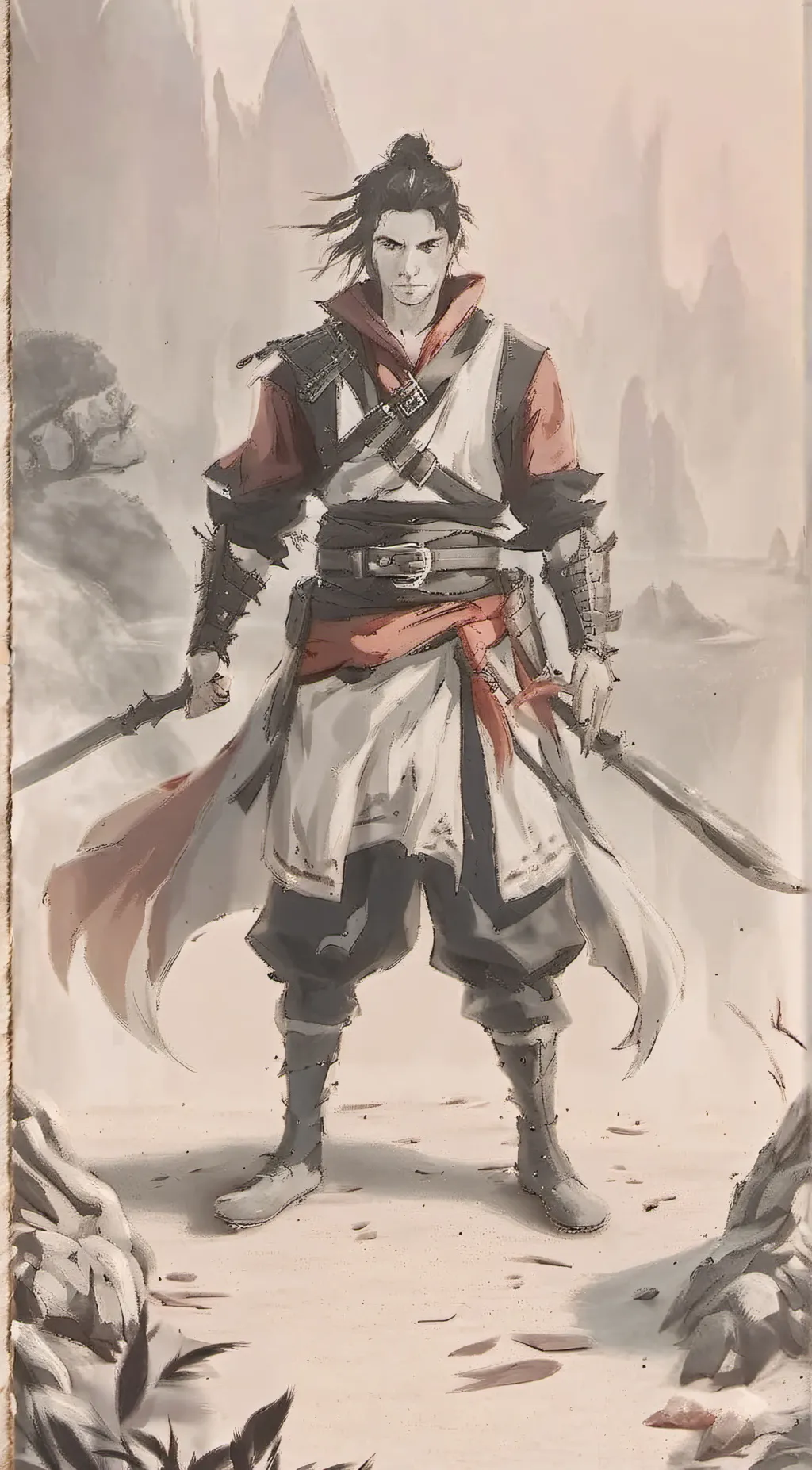 ai character: sxull background