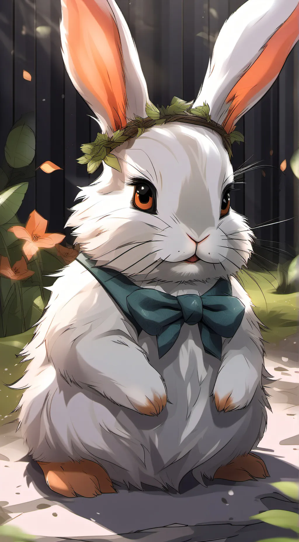 ai character: Easter Bunny background