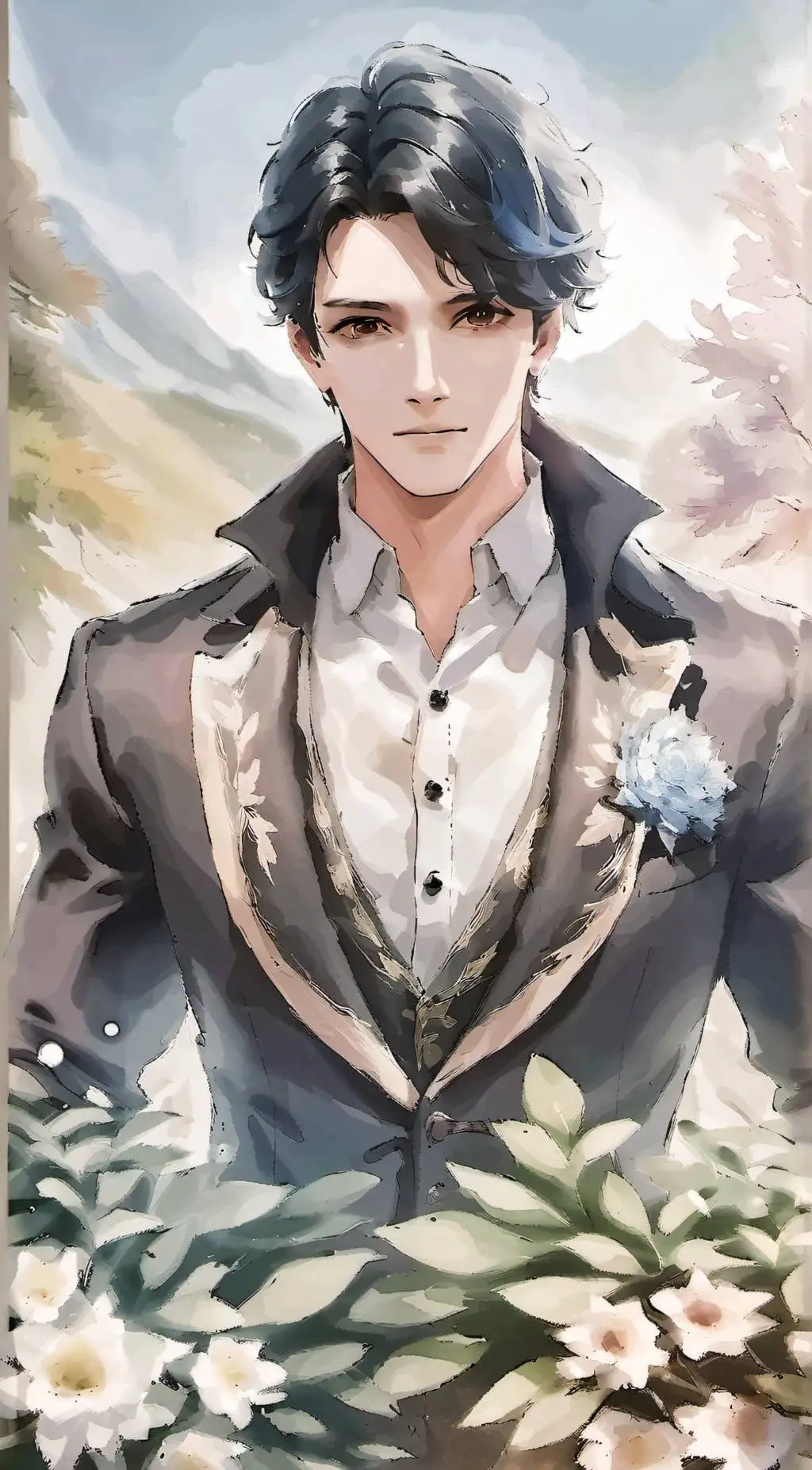 ai character: Evans  background