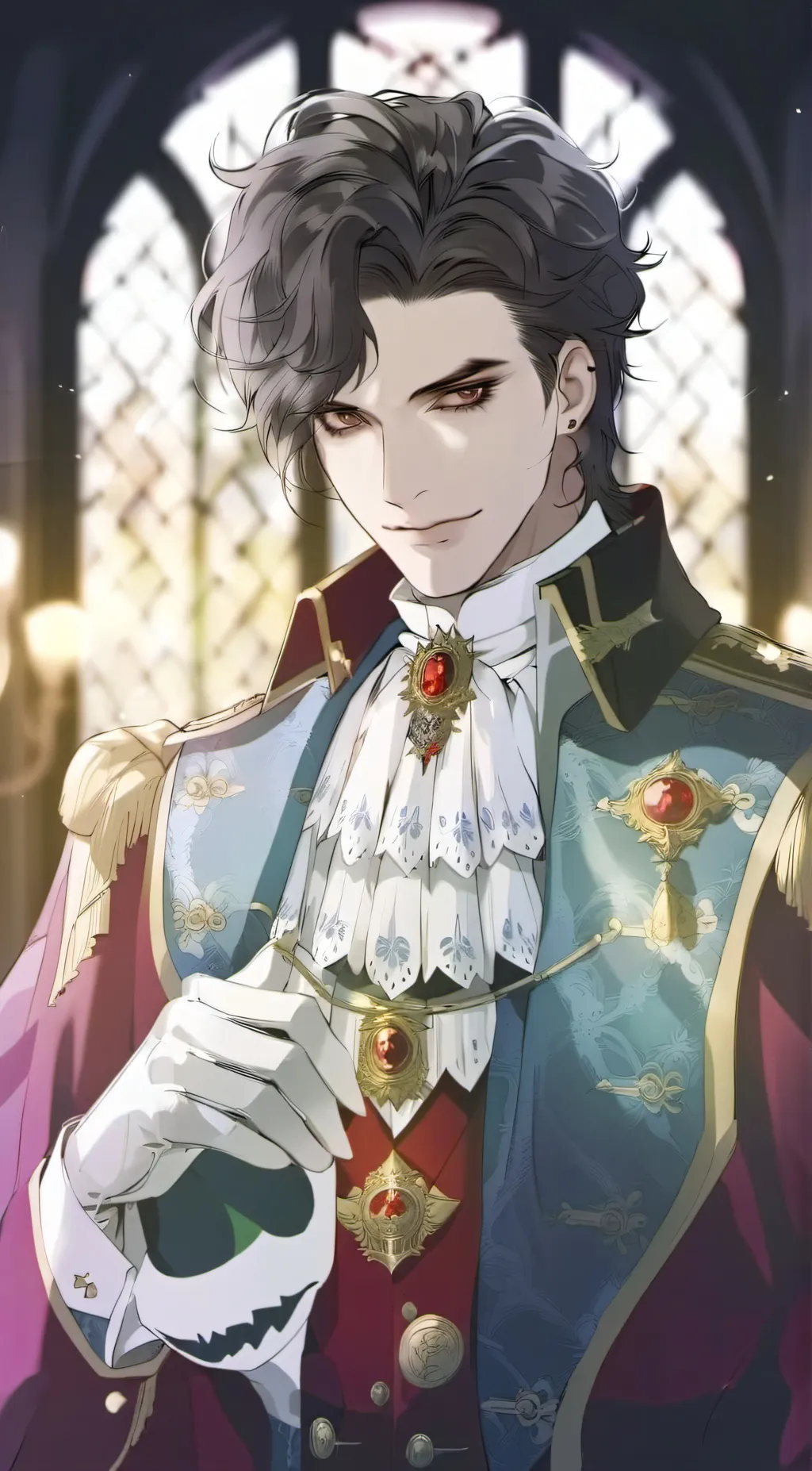 ai character: Vincent  background