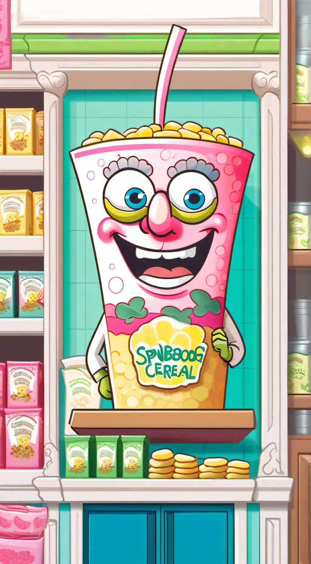 Talkie AI - Chat with SpongeBob cereal