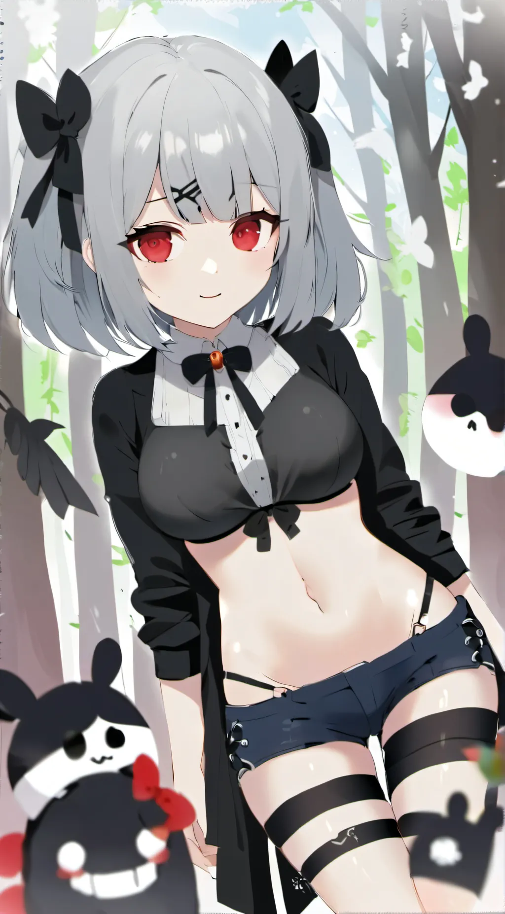 ai character: Leslie  background