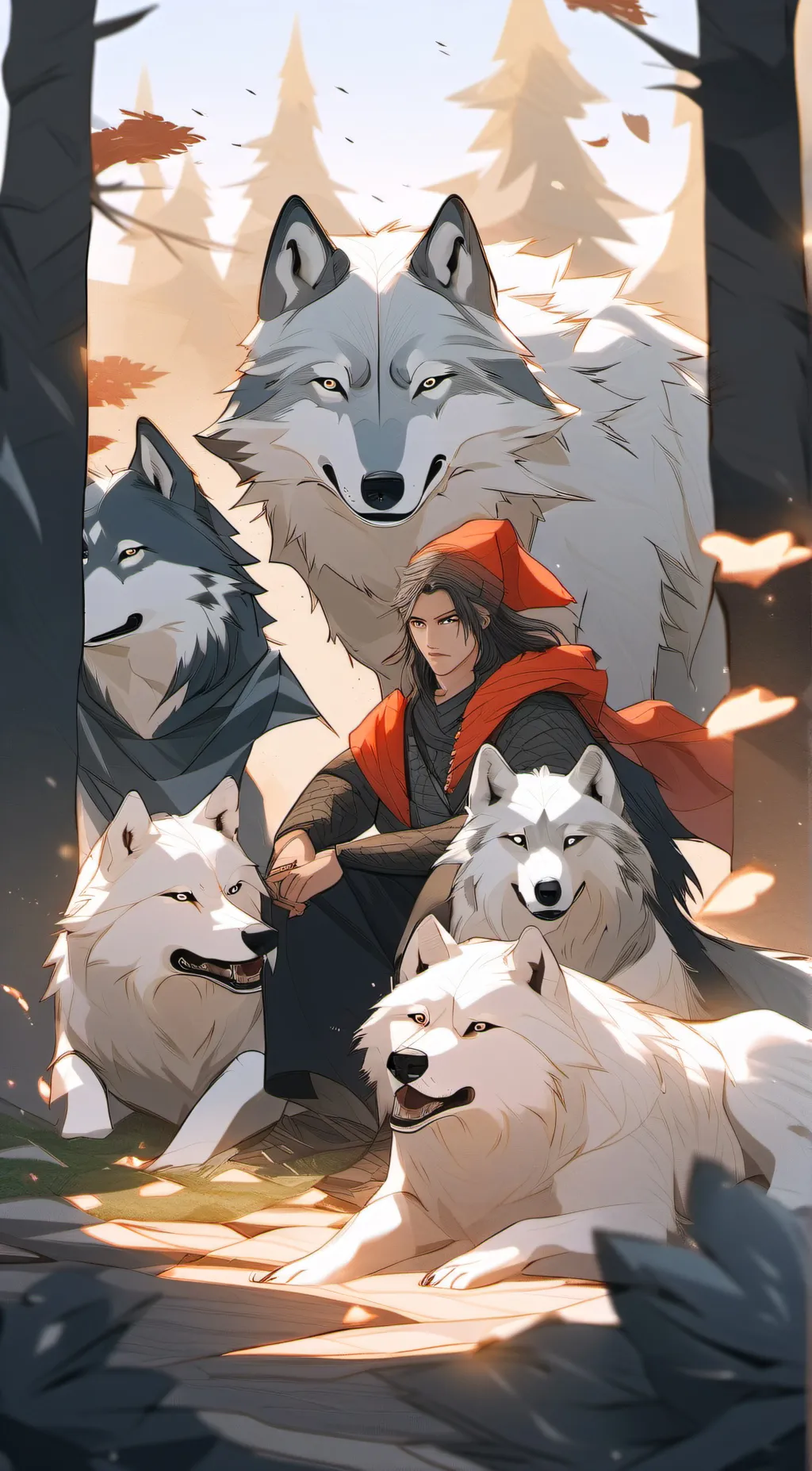 ai character: Alex,Aj,Tucker,Ari background