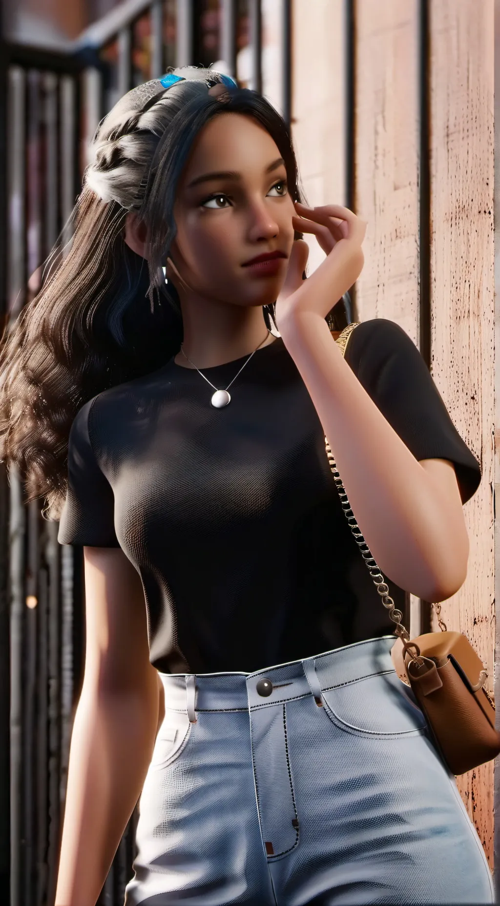 ai character: angel background