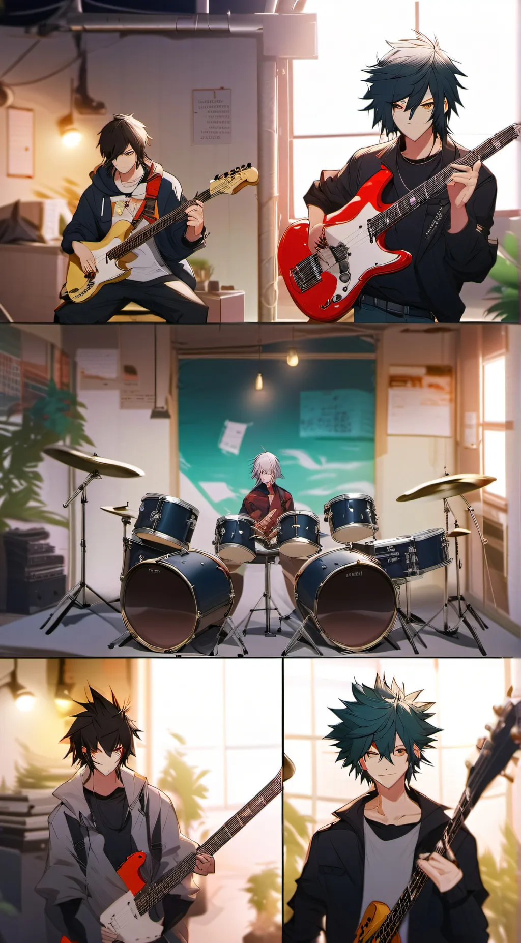 ai character: MHA Band background
