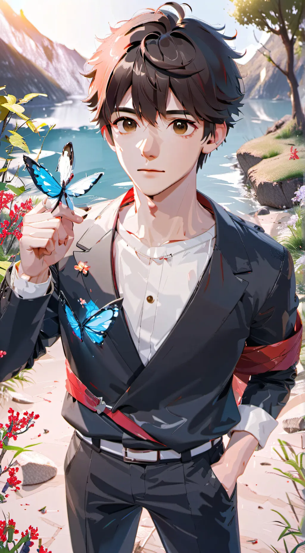 ai character: Jake🤓 background