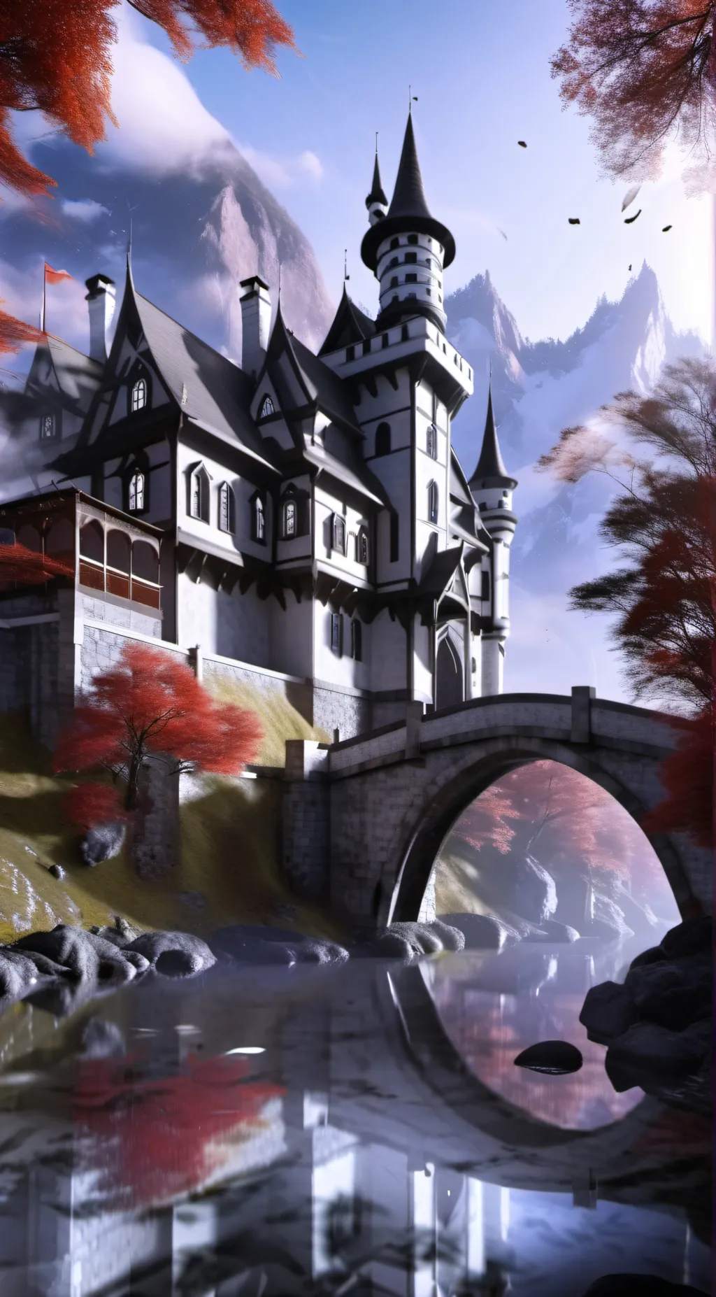 ai character: Castle background