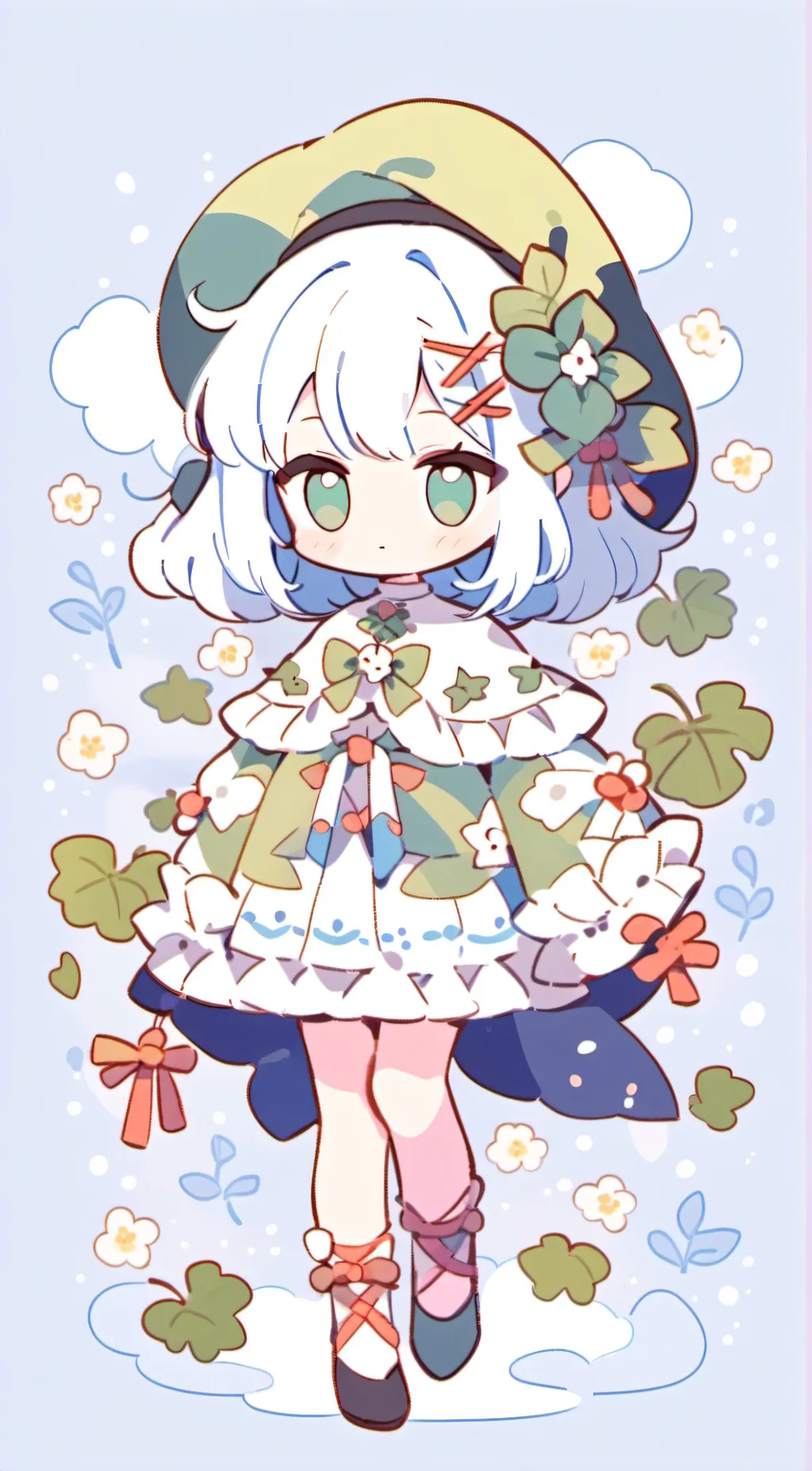 ai character: Poisonous ivy background