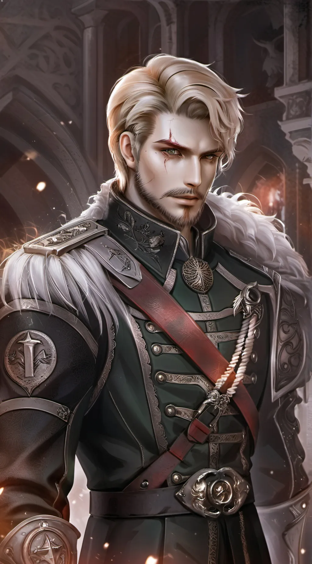 ai character: King Anthony  background