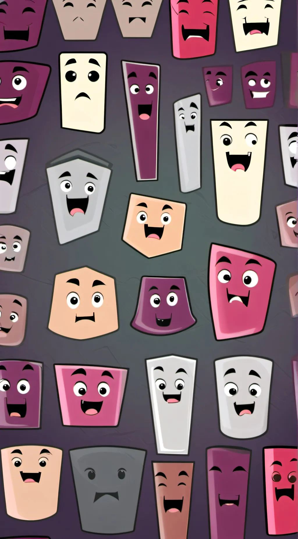 ai character: Bfdi mouth background