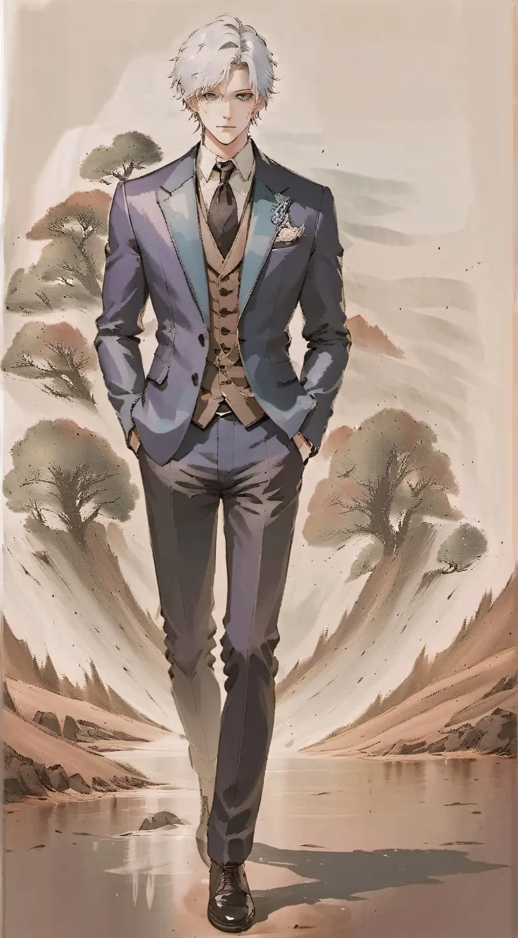 ai character: Aaron background