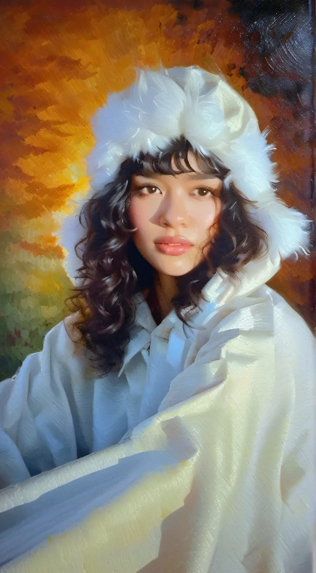 ai character: Ashy background