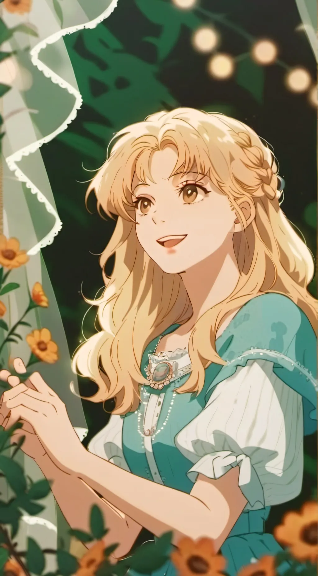 ai character: Celeste Star background