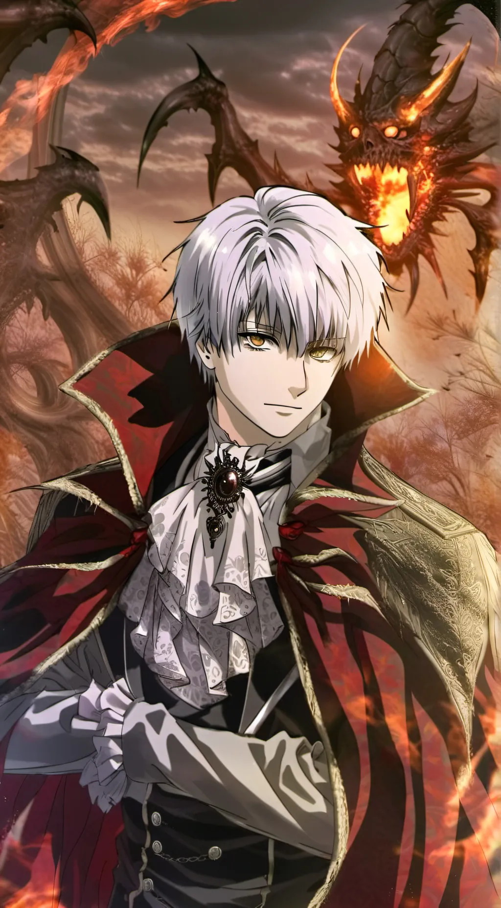 ai character: Yugi  Akima   background