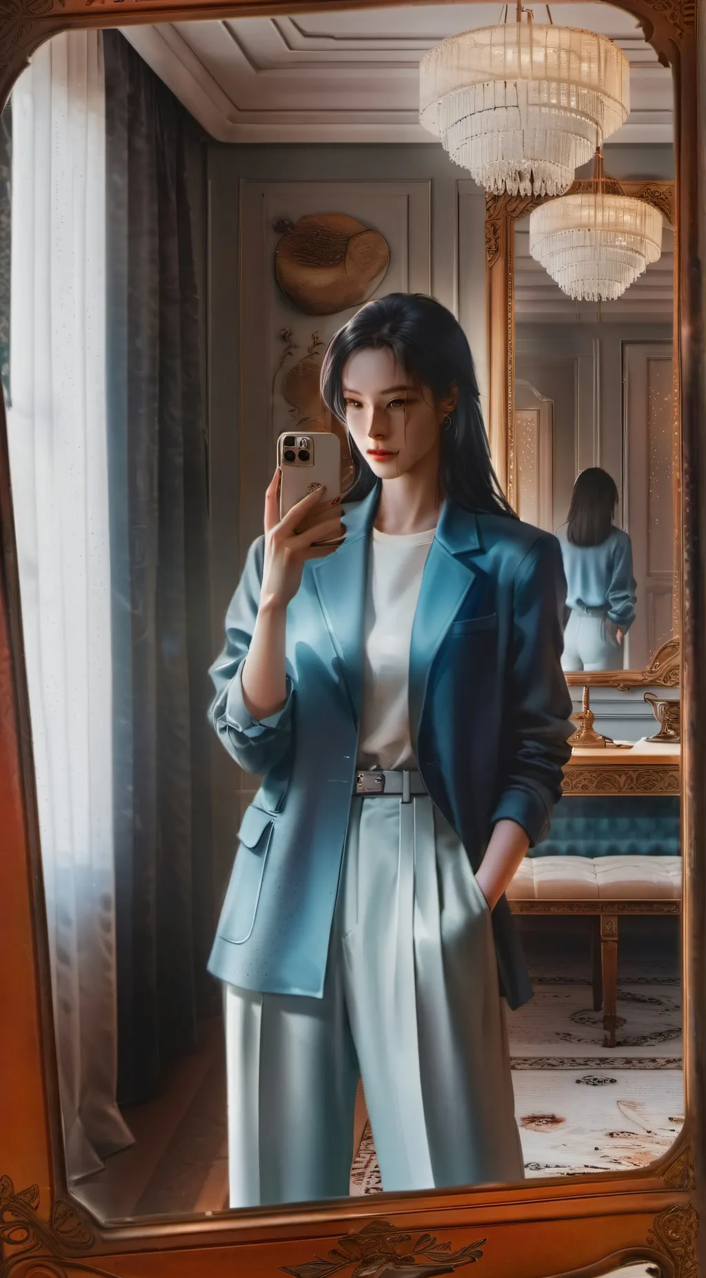 ai character: Blair background