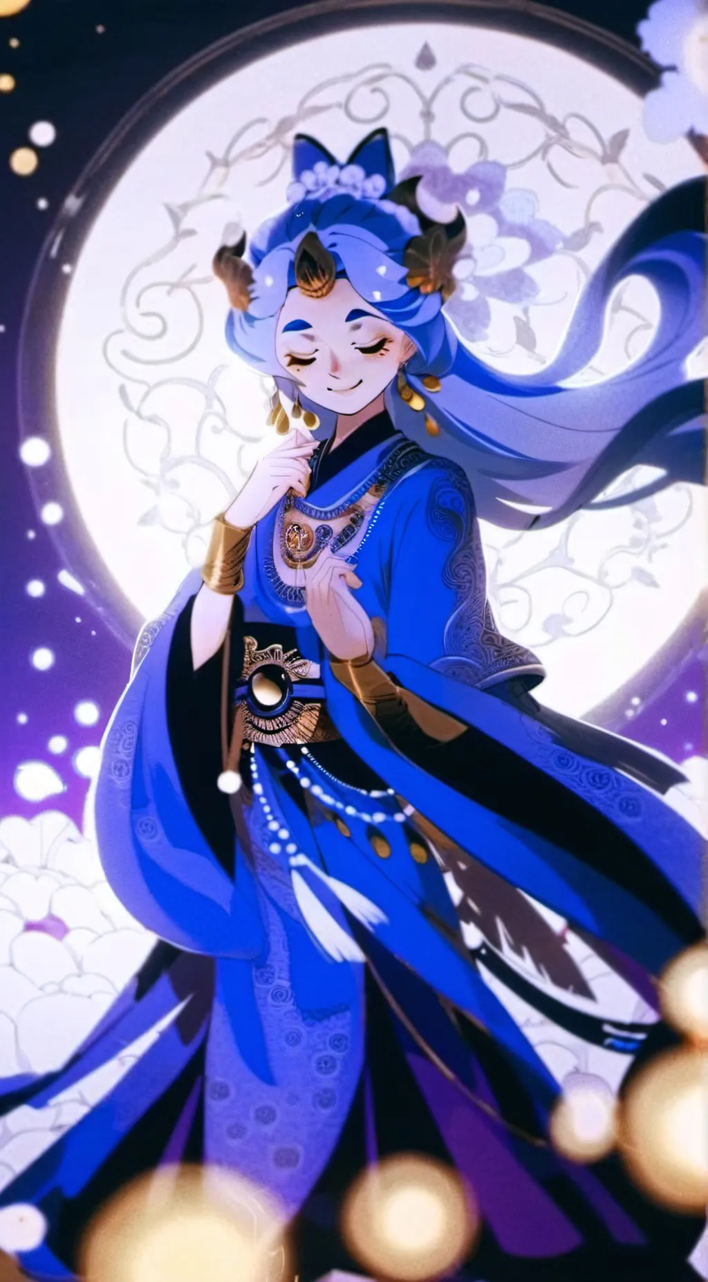 ai character: Moony background