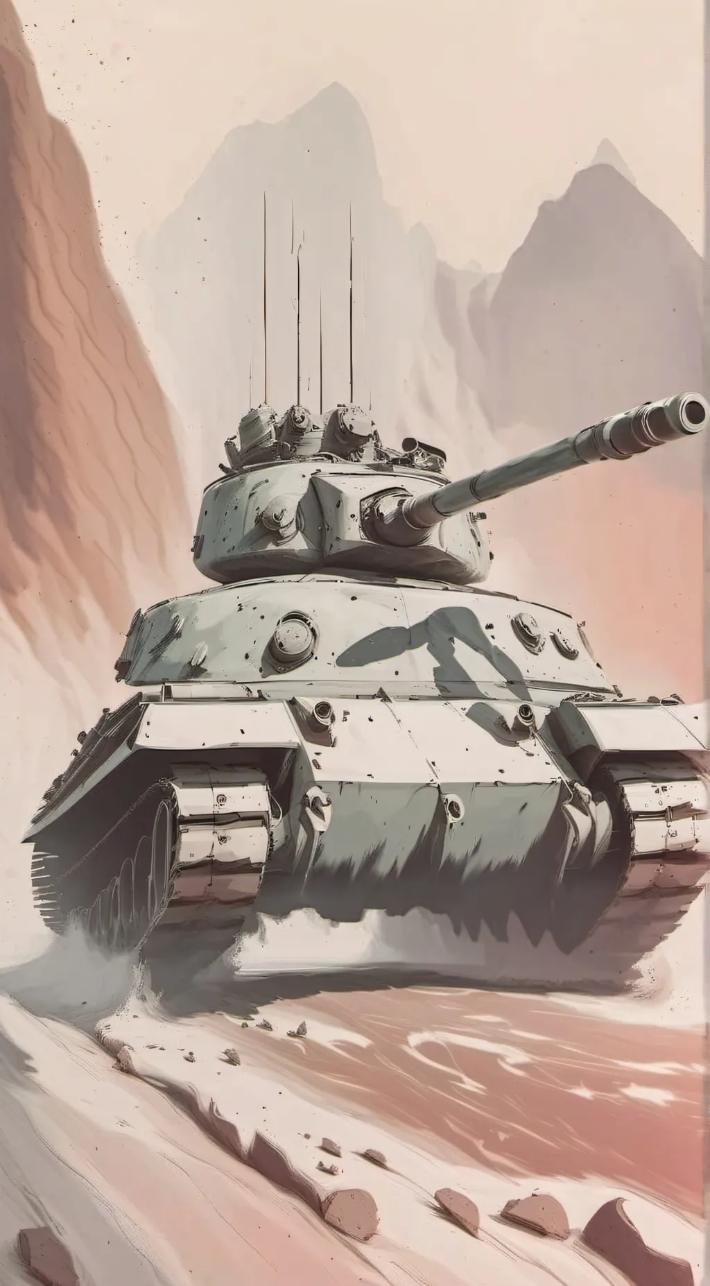 ai character: the creepy tank  background