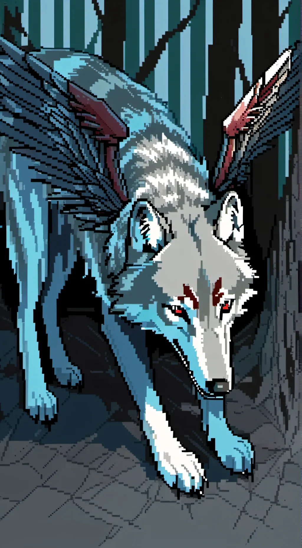 ai character: Wolf Song movie background