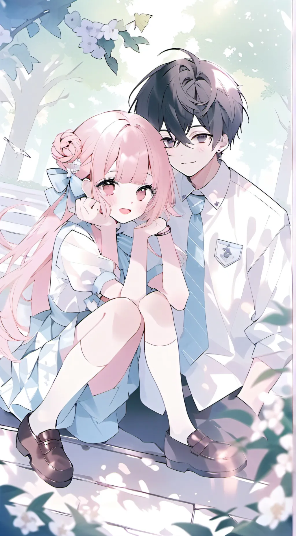 ai character: Lily/ Alex / Emma background