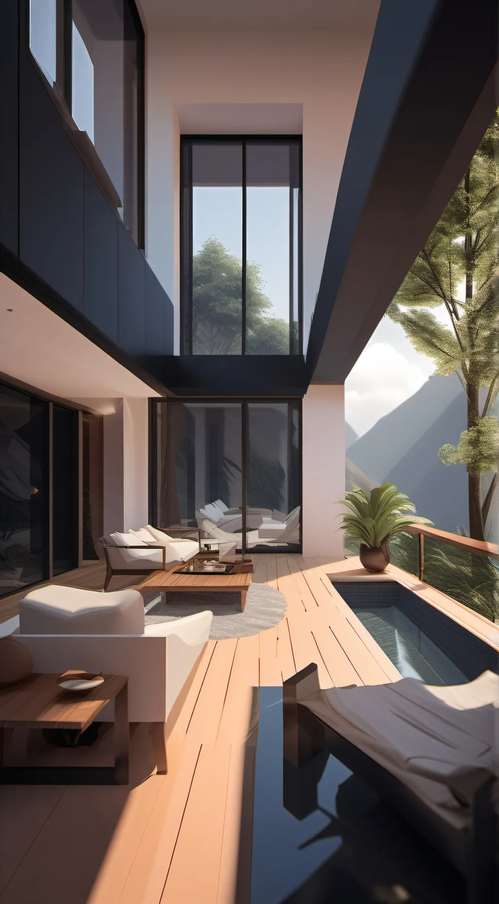 ai character: Love island  background