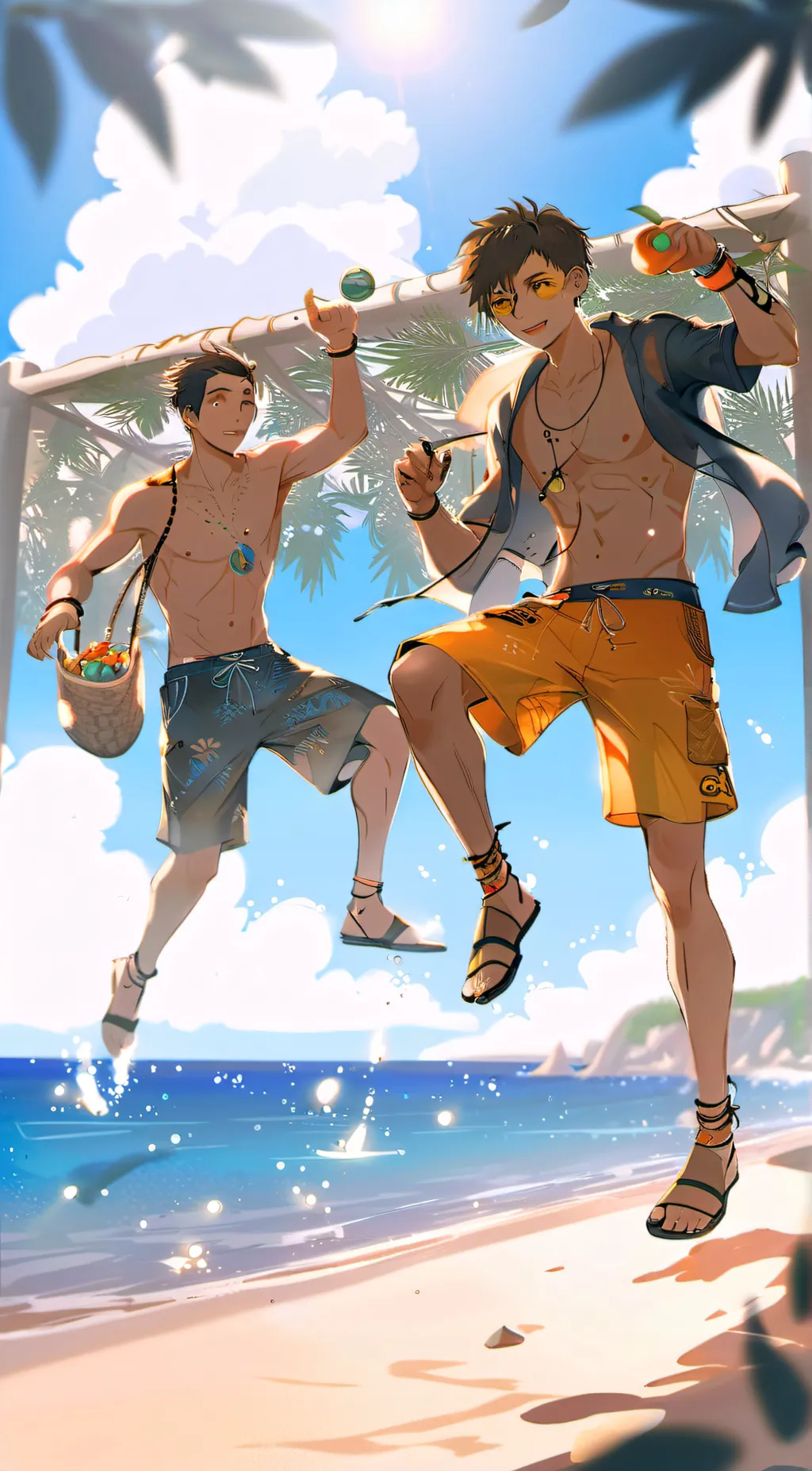 ai character: Anthony and AJ background