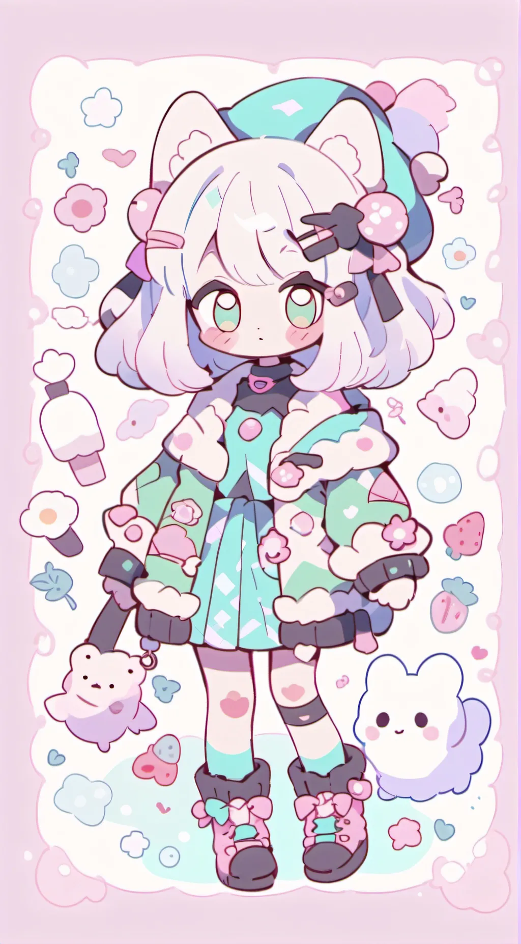 ai character: dogday background