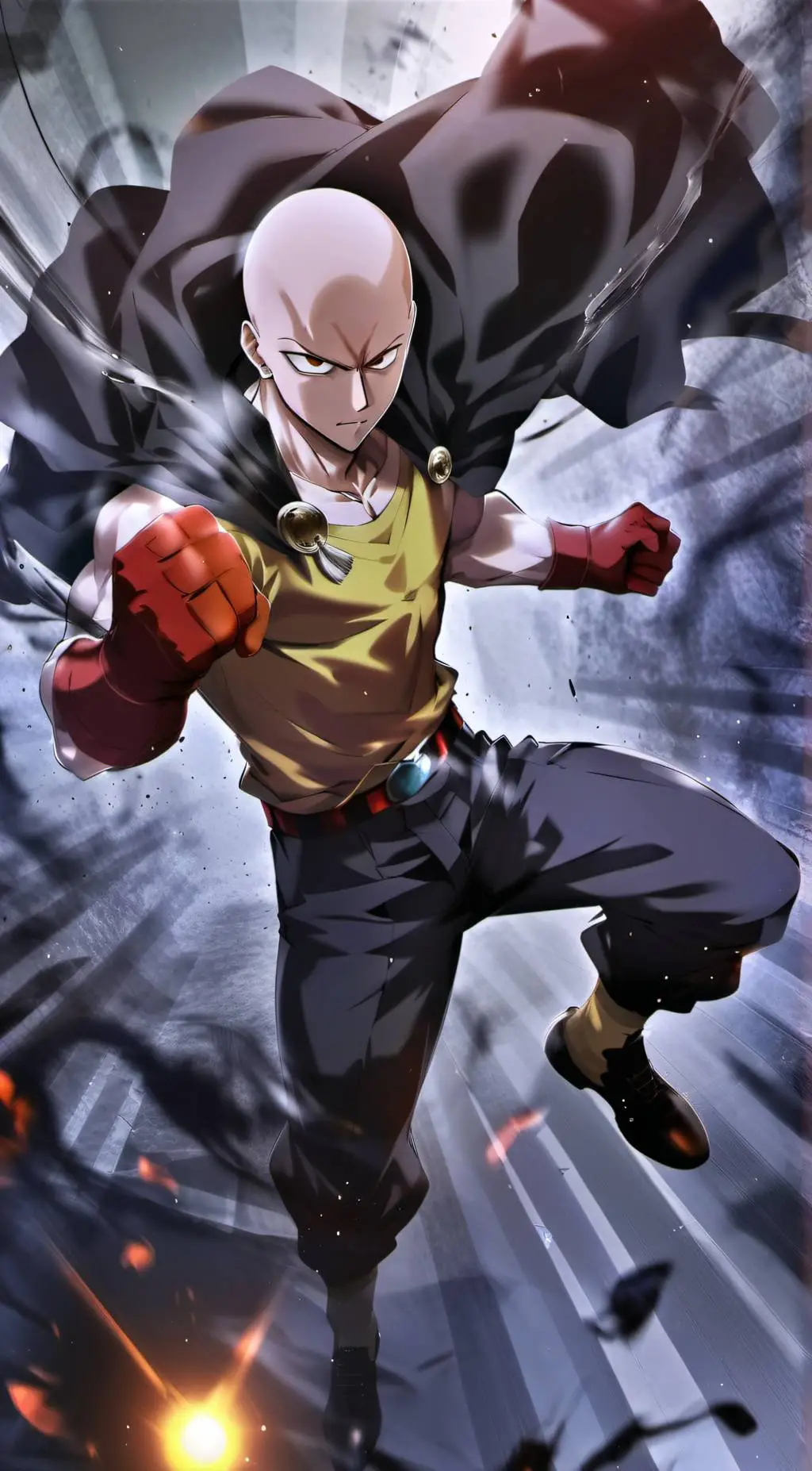 ai character: One Punch Man background