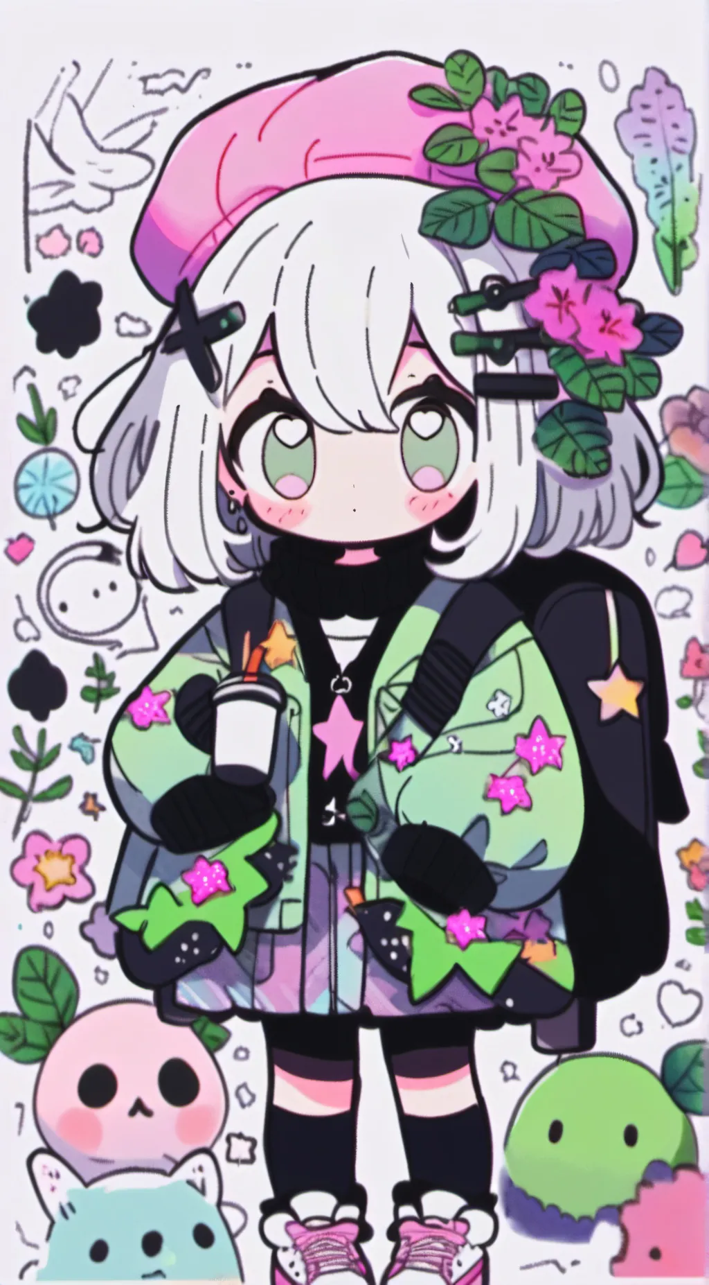 ai character: Eva background