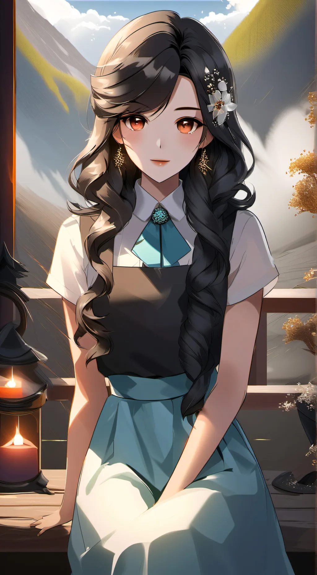 ai character: Emily  background