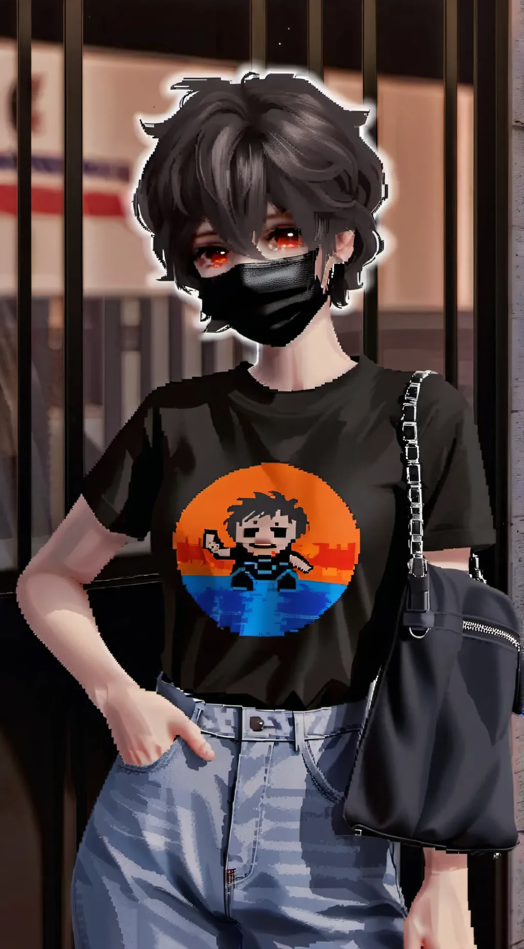 ai character: government girl background