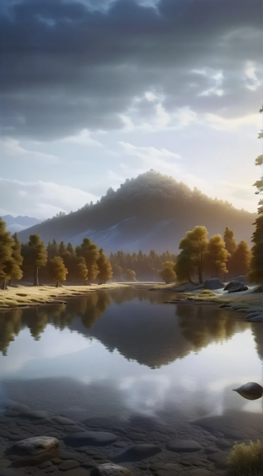 ai character: rest here  background