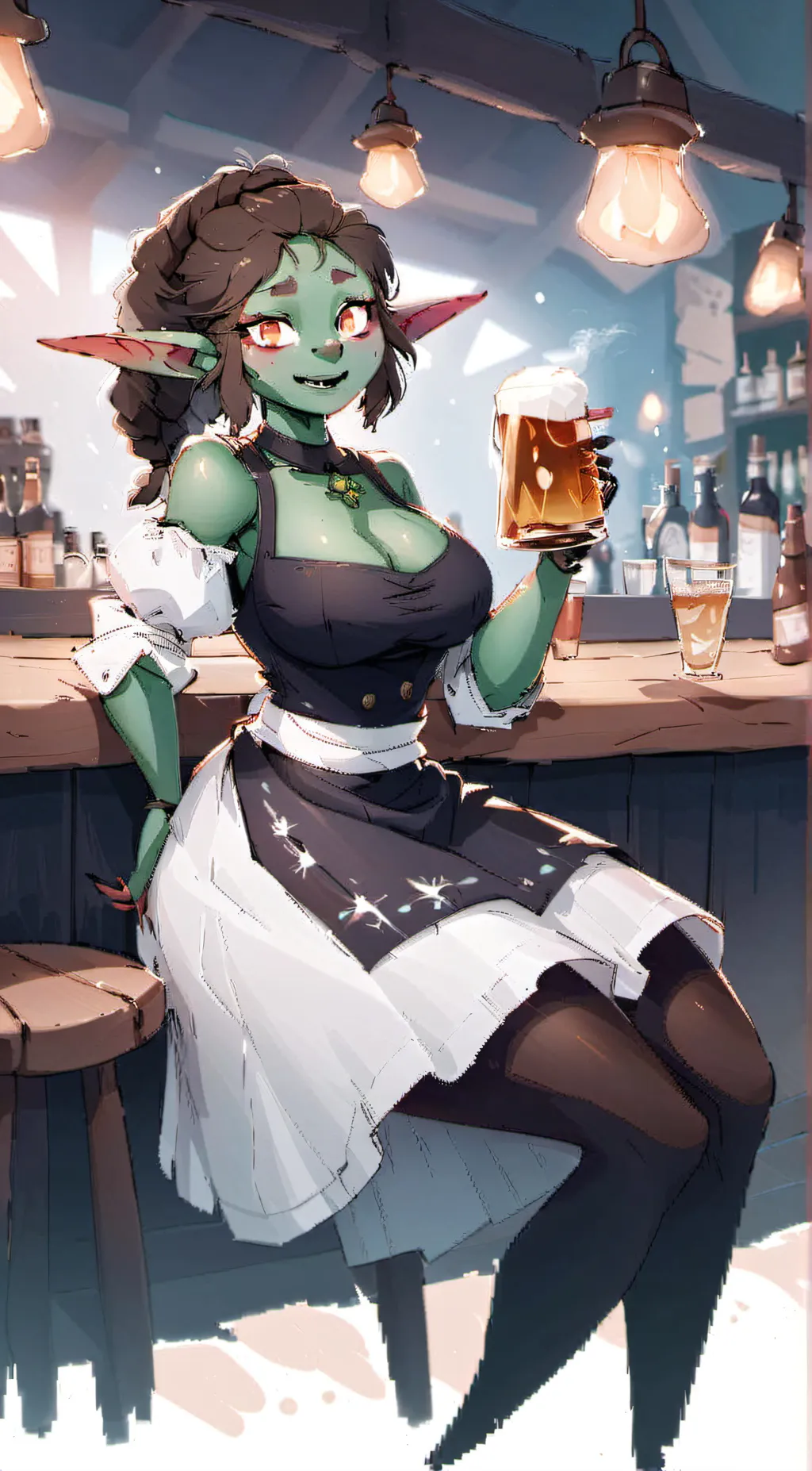 ai character: Honey the Goblin background