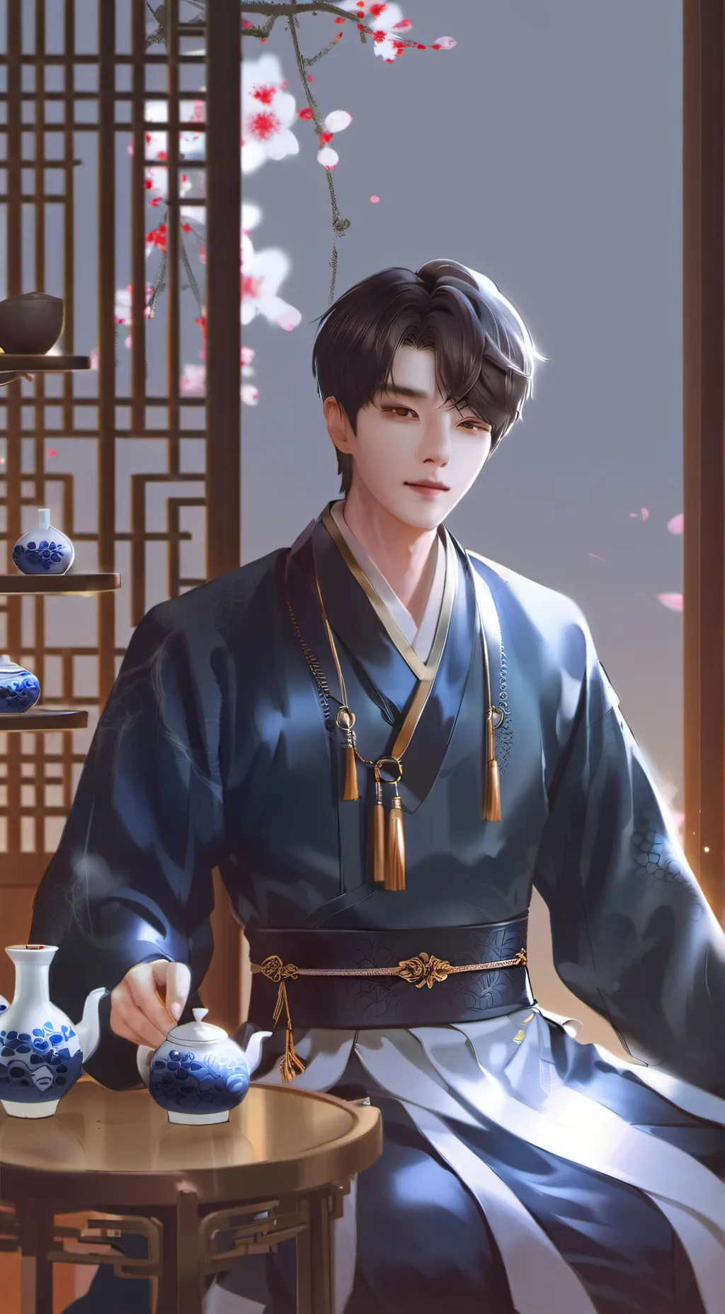 ai character: Kenji background