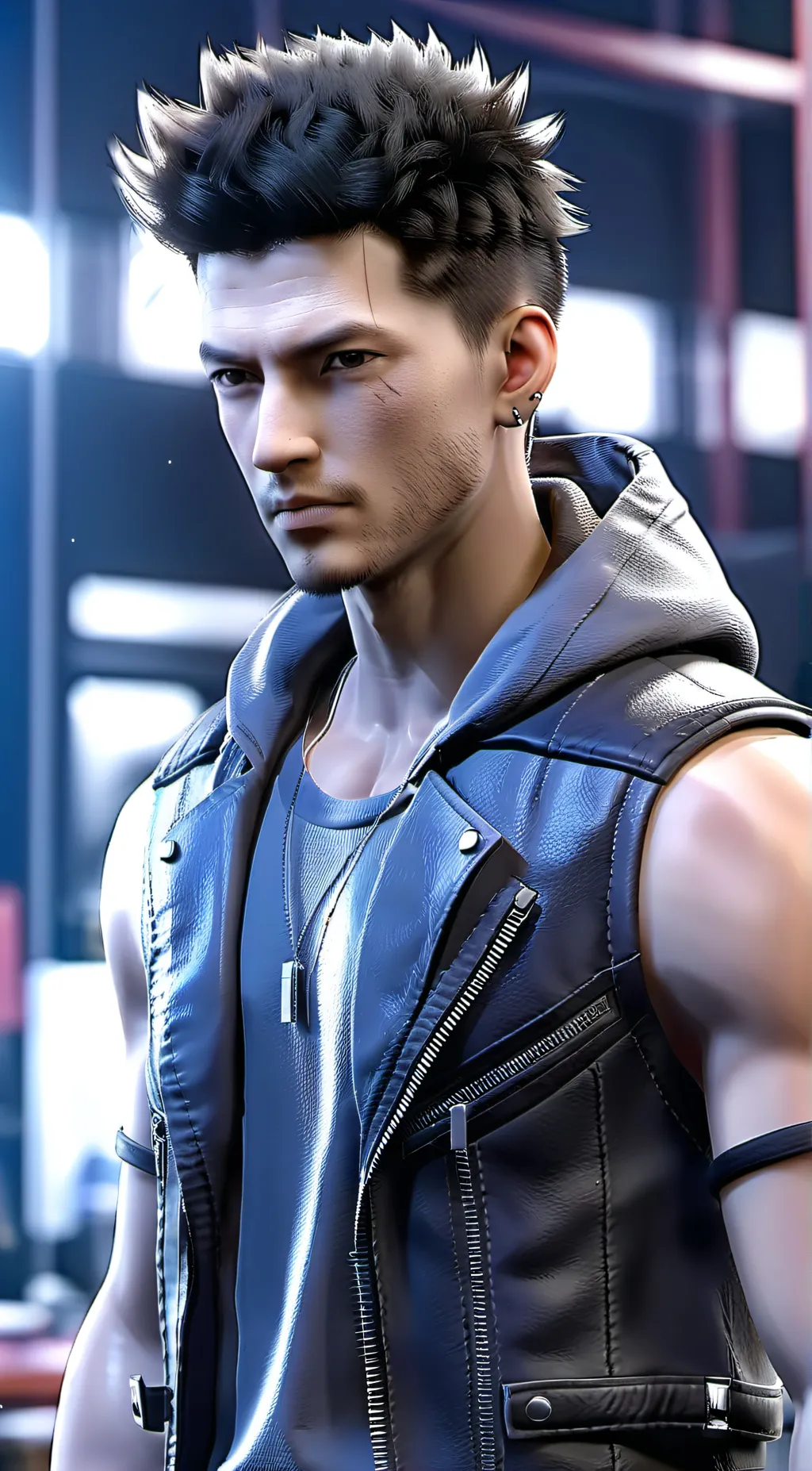 ai character: Rad background