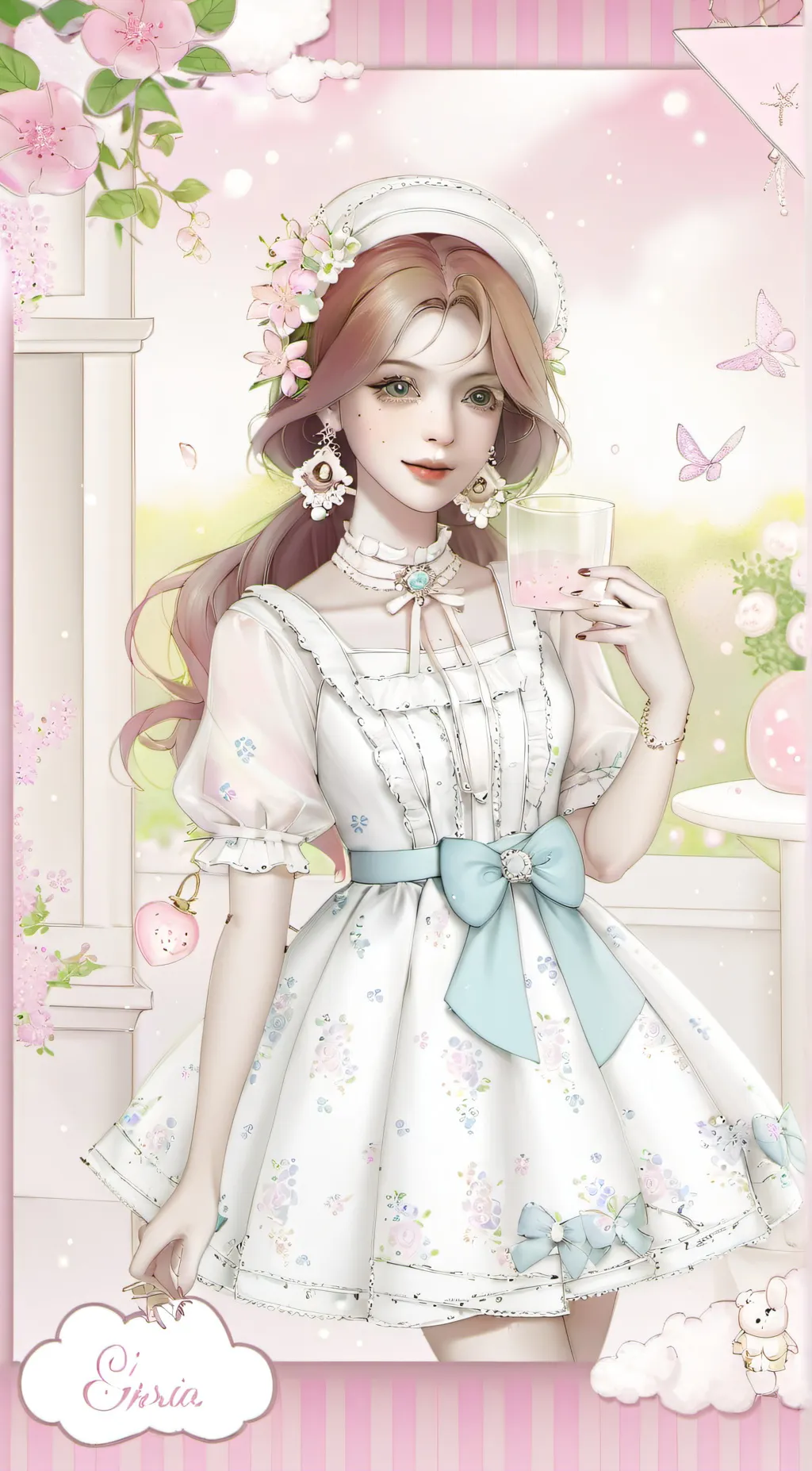 ai character: Lily background