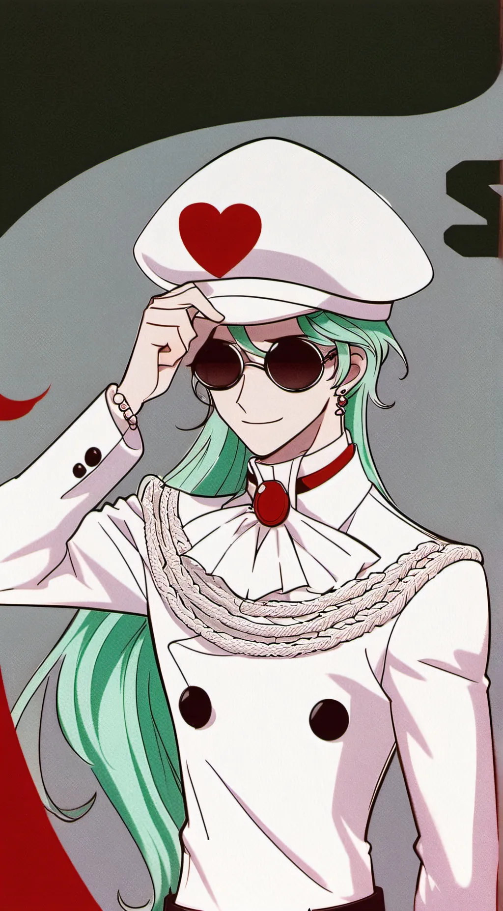 ai character: Offender man ><💞 background