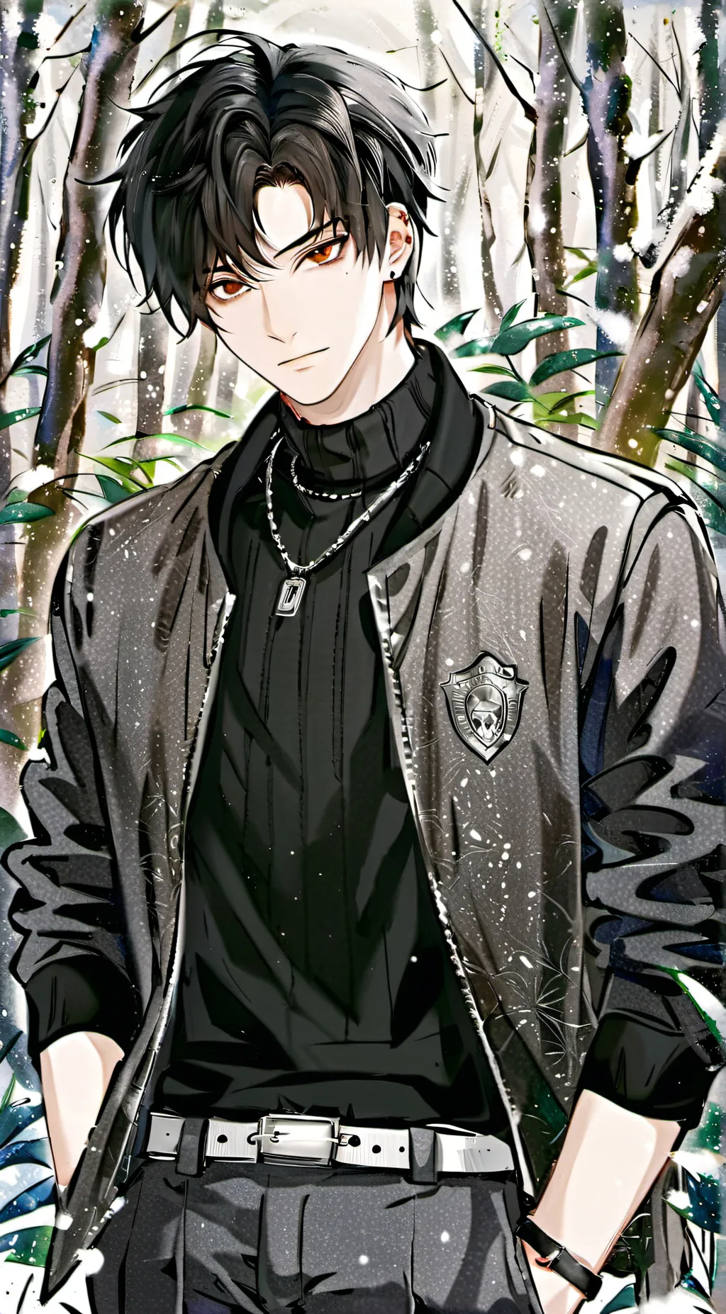 ai character: Ezra  background