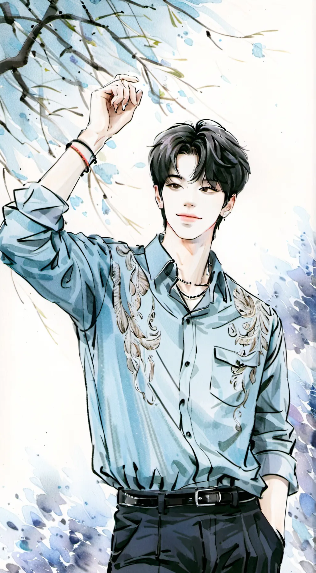 ai character: ~JImin~  ♡♡ background