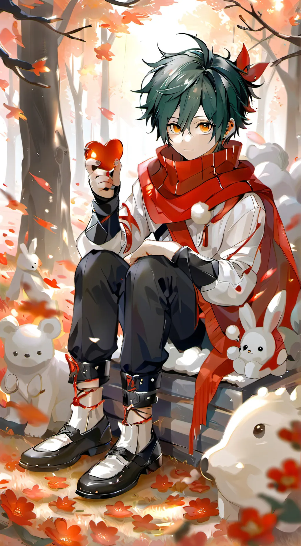 ai character: deku🤟🏼 background