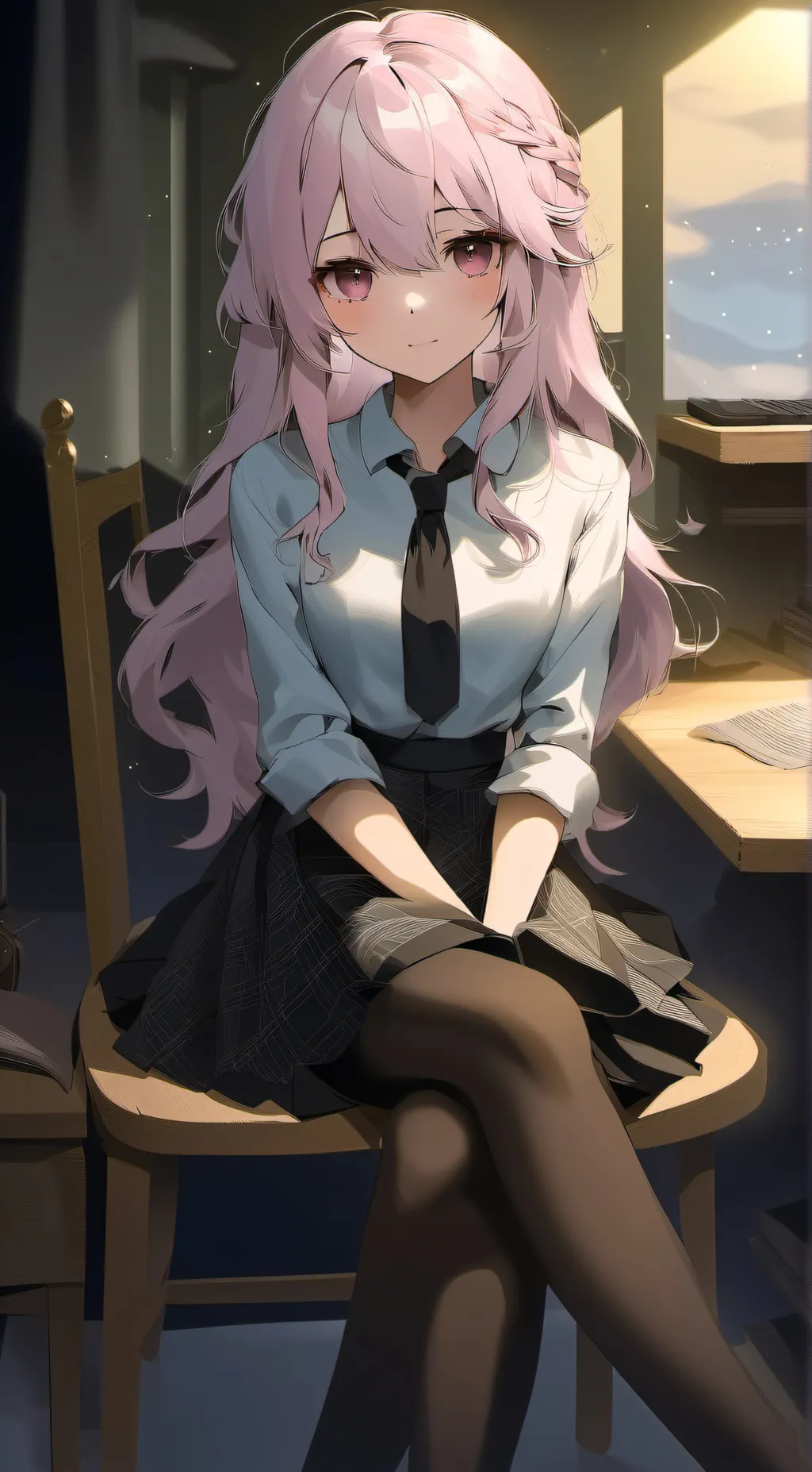 ai character: Veranda  background