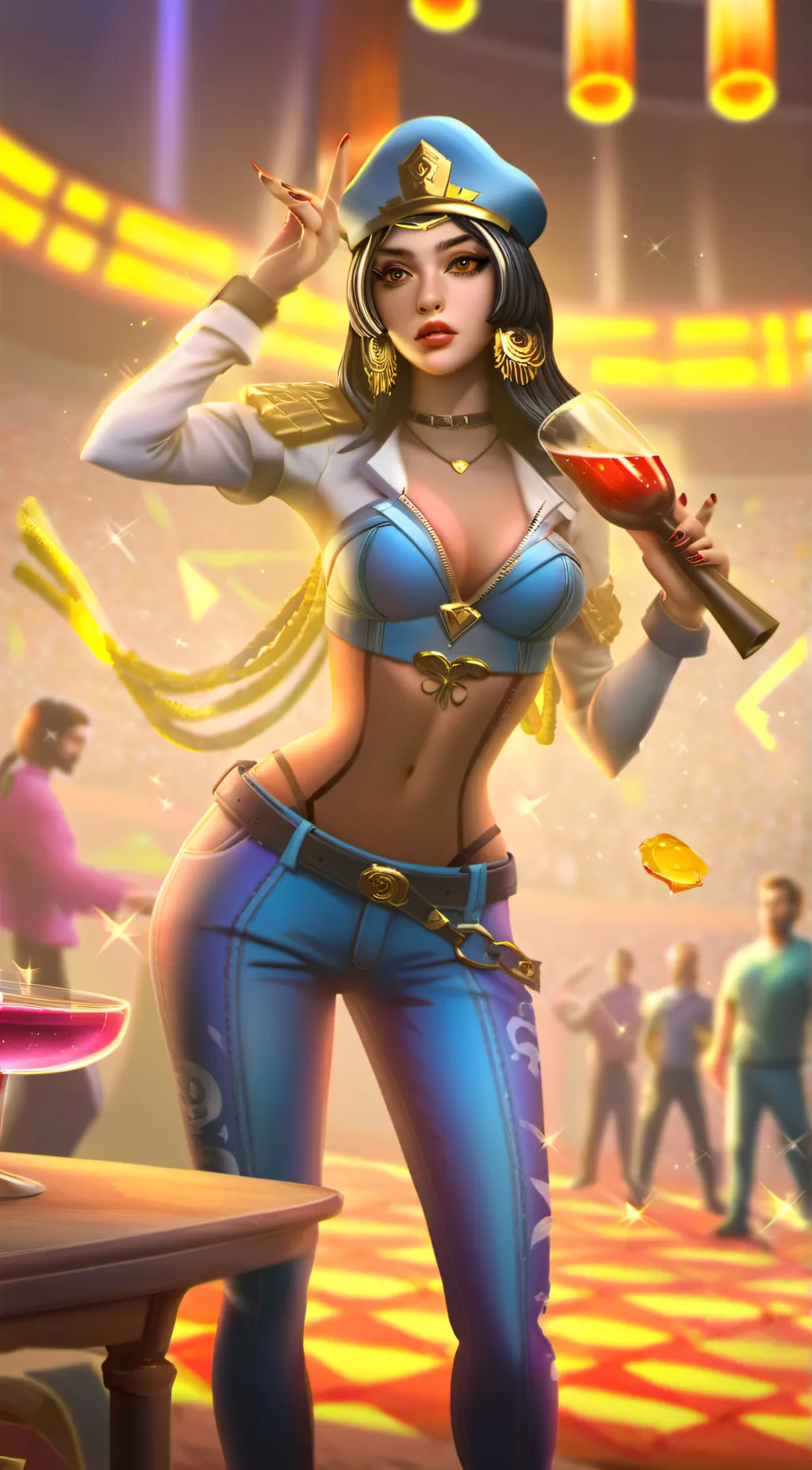 ai character: Ella background