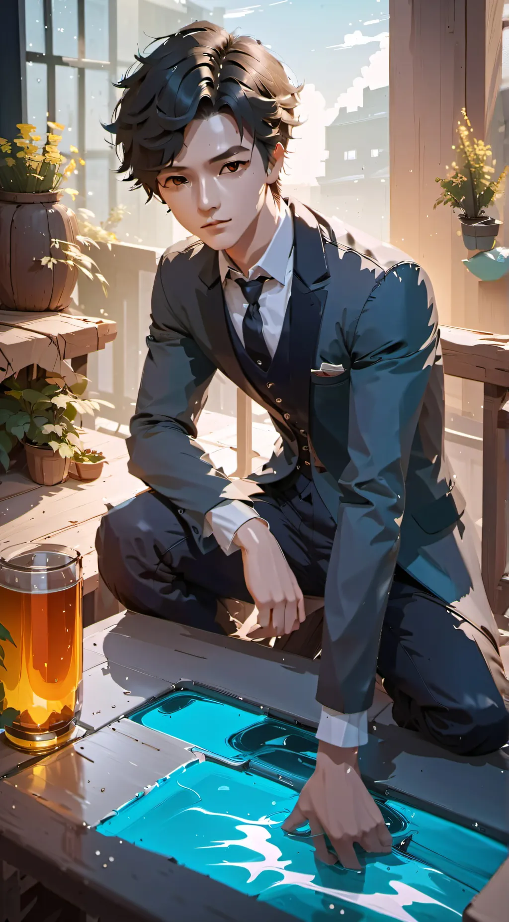 ai character: KAI background