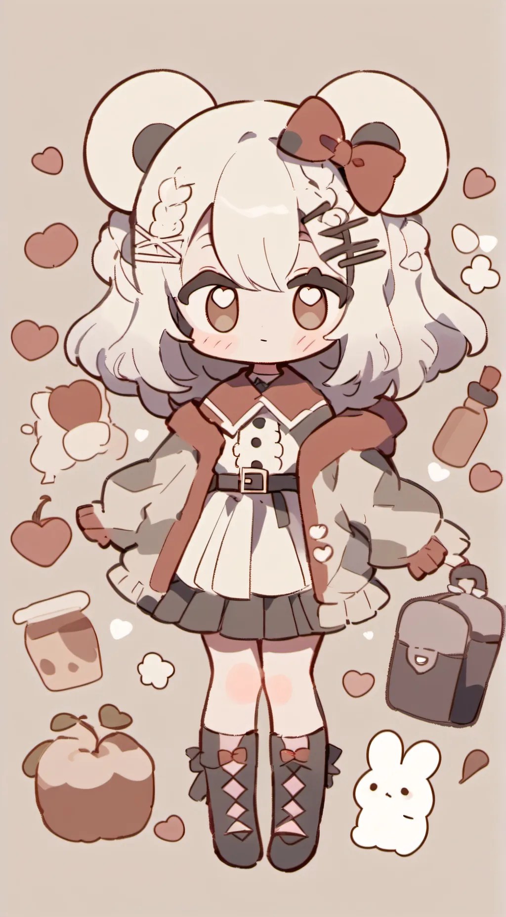 ai character: Rose background