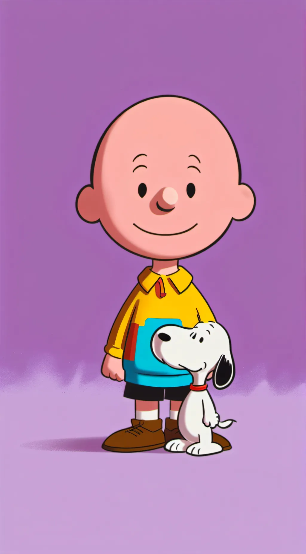 ai character: charlie brown background
