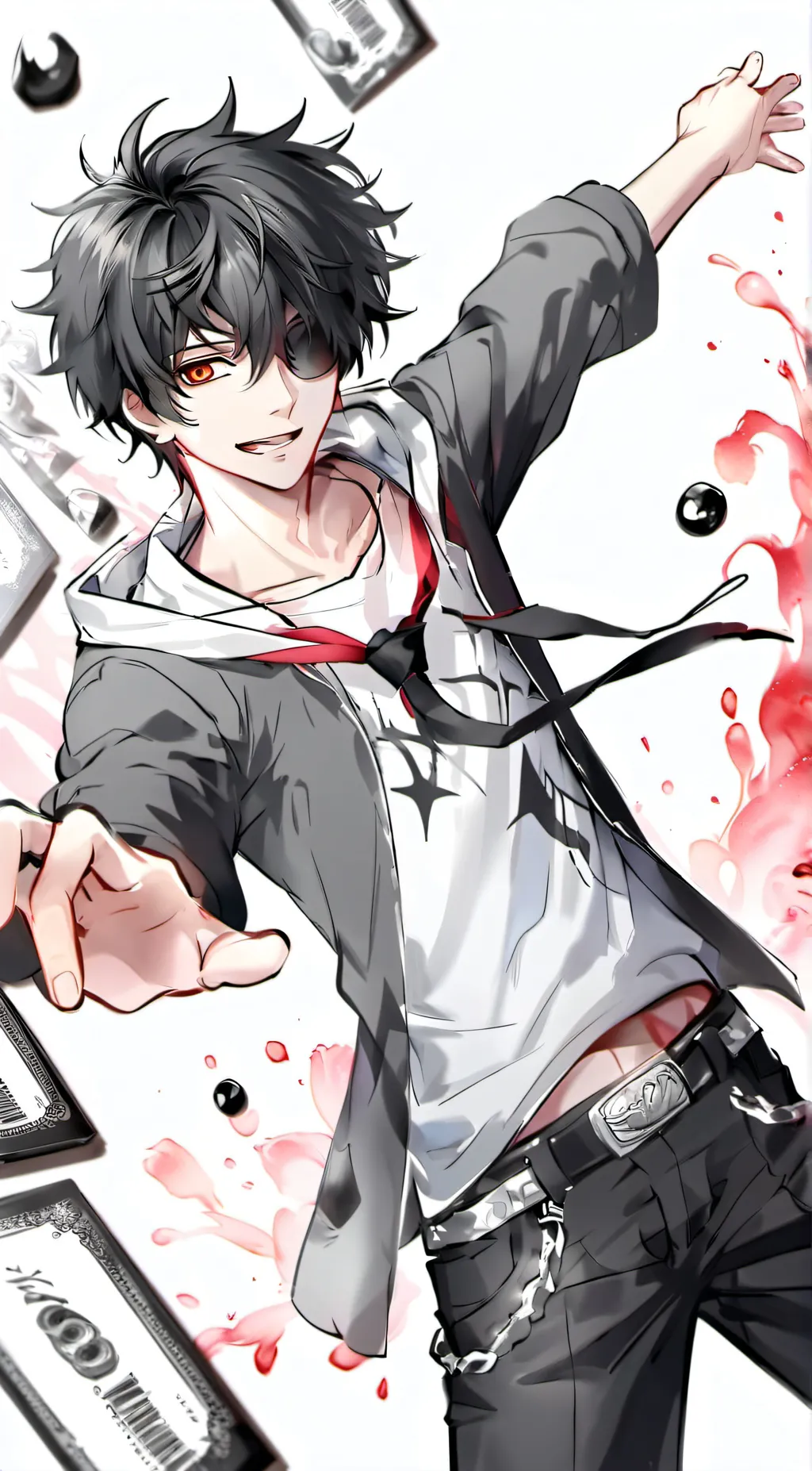 ai character: Jeff the killer background