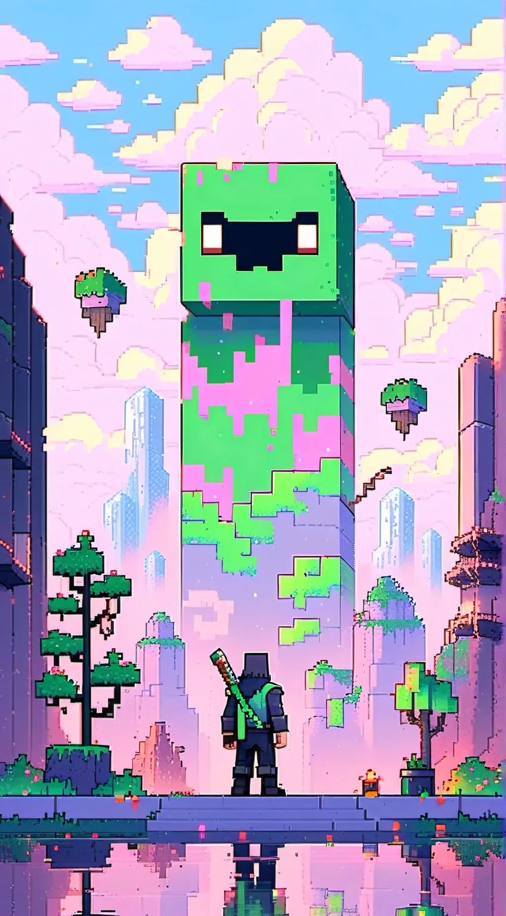 ai character: Creeper background