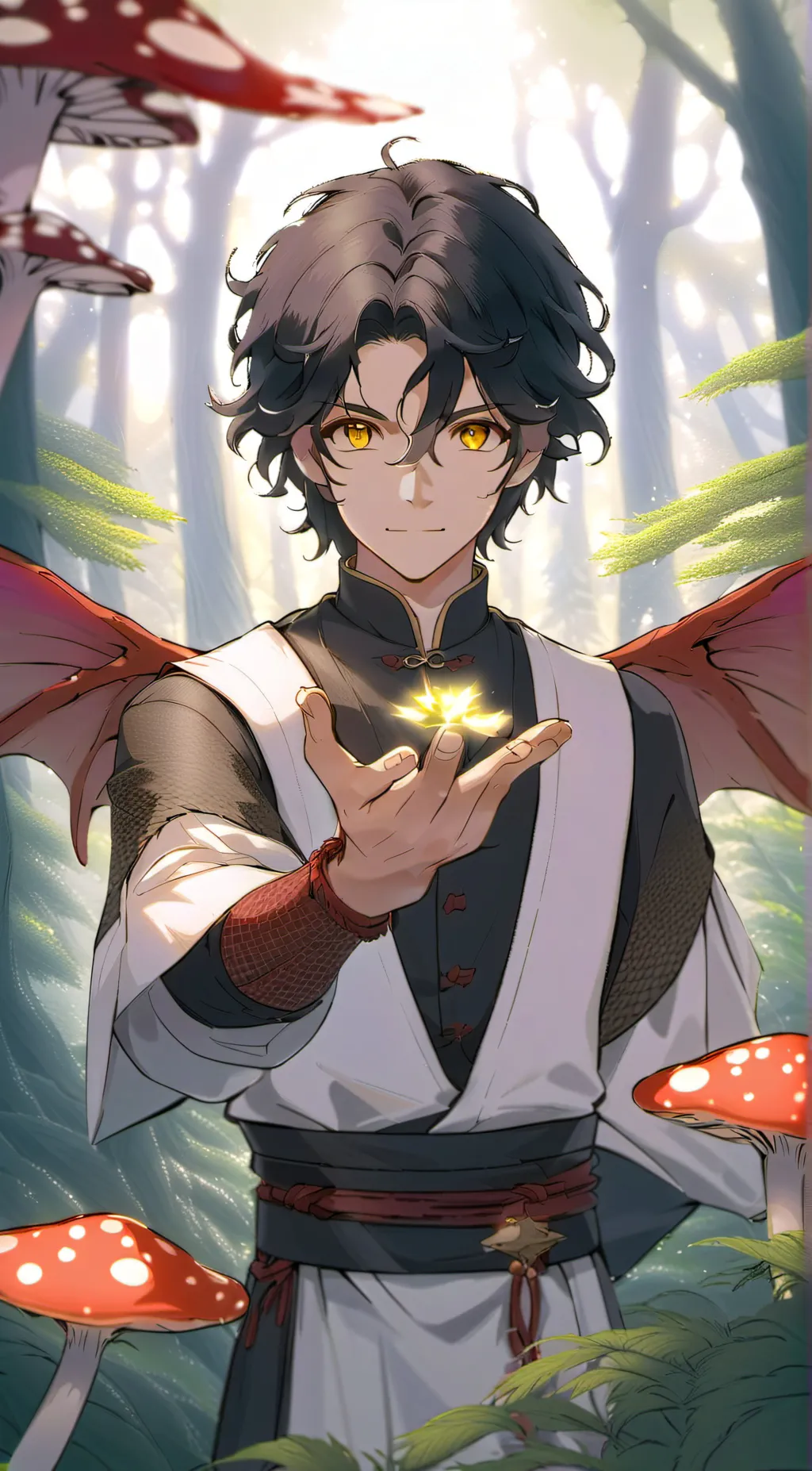 ai character: Lorem background