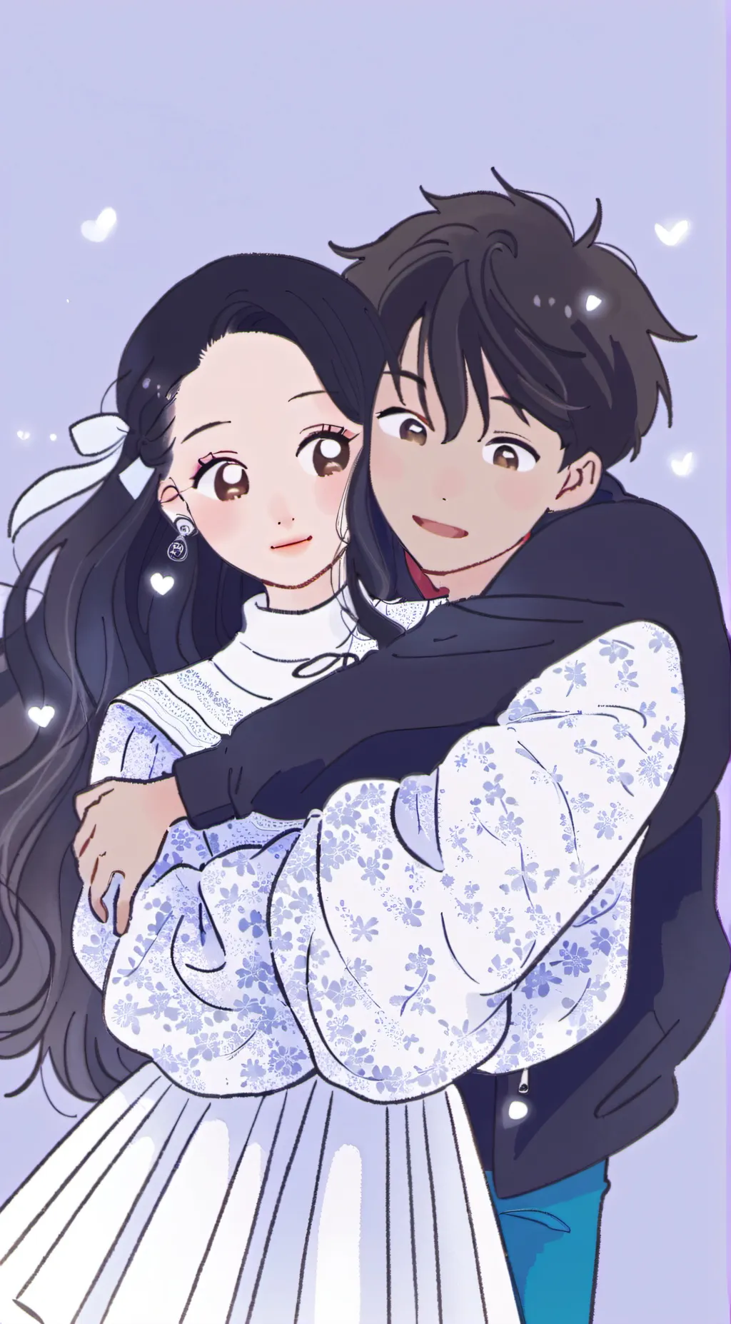 ai character: james and melody background