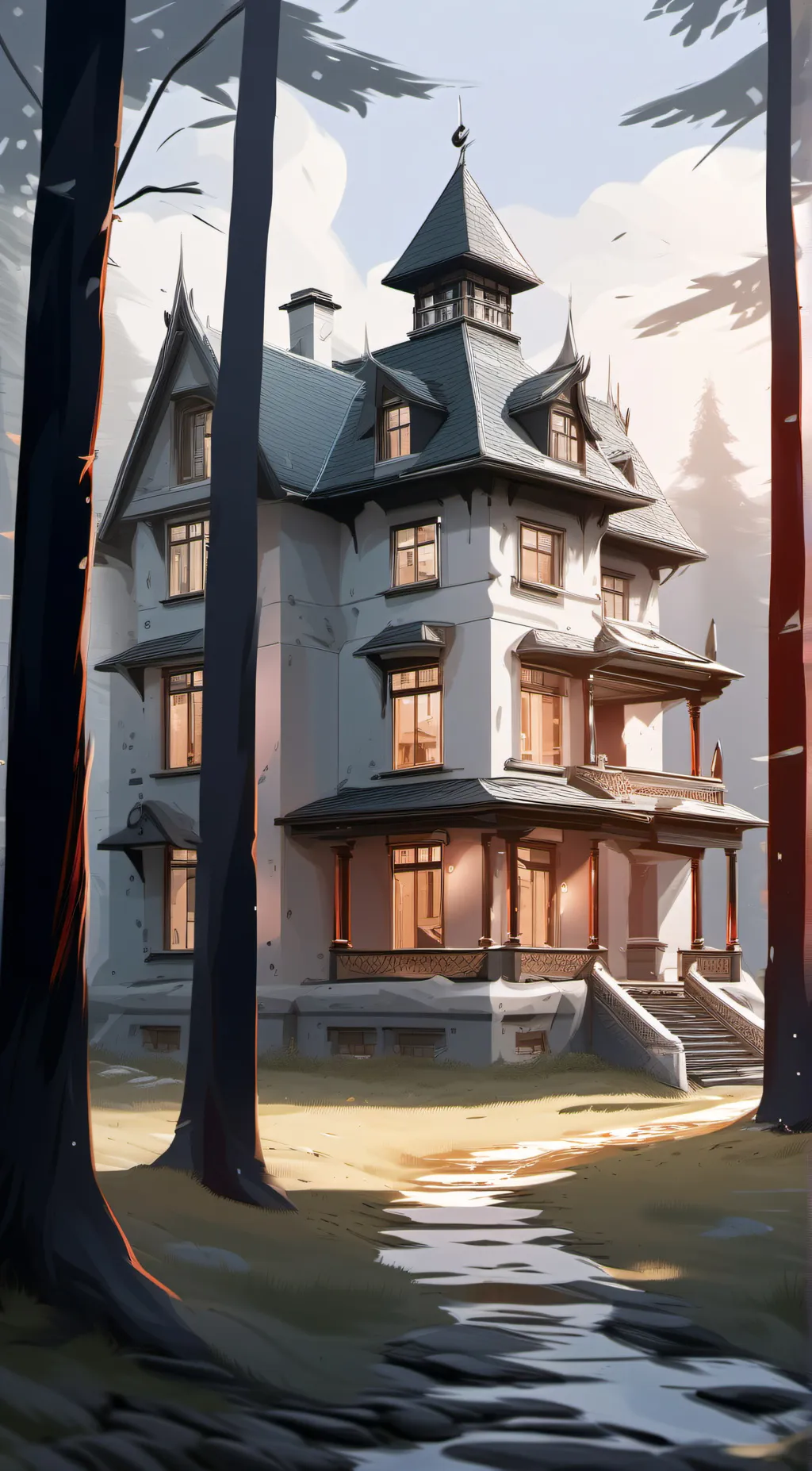 ai character: Creepypasta crying background